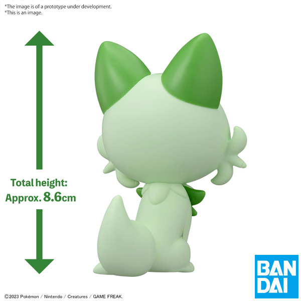 Bandai Pokemon 18 Sprigatito Quick Plastic Model Kit